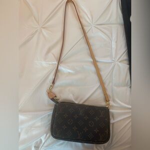 Louis Vuitton Monogram Brown Wristlet